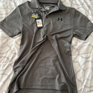 Under Armour Men's Dark Gray Polo Shirt